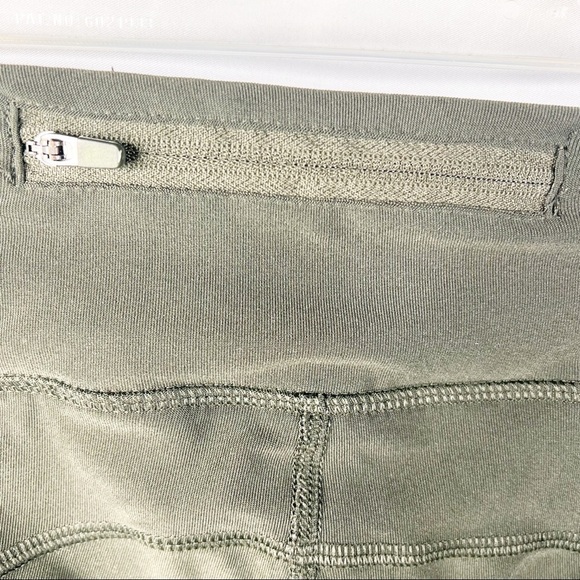 Gottex Army Green Mesh Cut out Leggings small - Picture 4 of 7